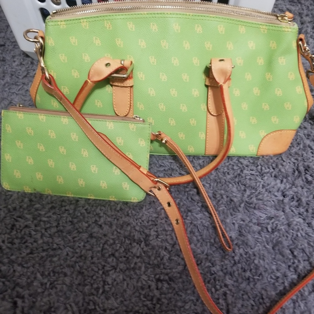 Dooney & Burke purse and wristlet.